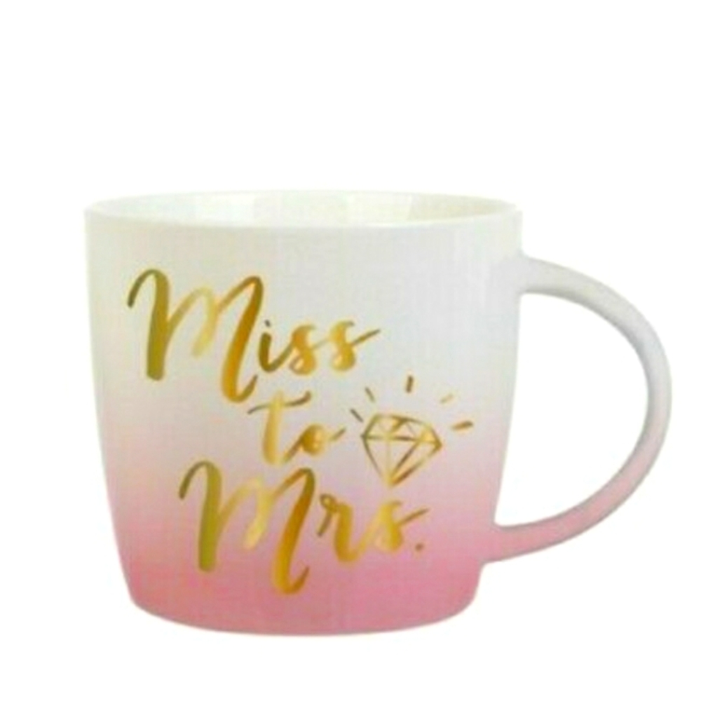 2 bundle Slant mugs Miss to  Mrs.